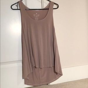 American eagle blush pink tank